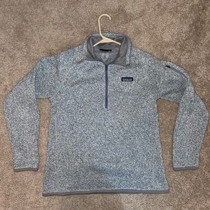 Patagonia Better Sweater 1/4 Zip Pullover - Birch White (Grey) Size Medium